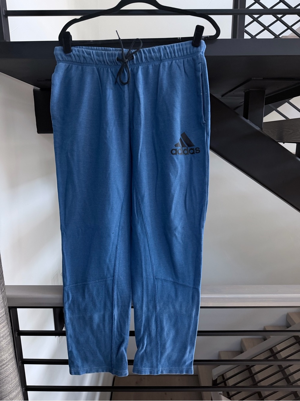 Adidas Men’s Blue Drawstring Sweatpants size L